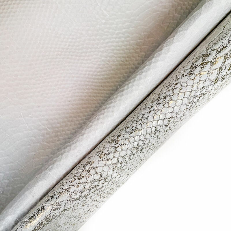 Light Metallic Snake Print Lambskin 1.0mm/2.5oz / ROYAL SNAKE 1286