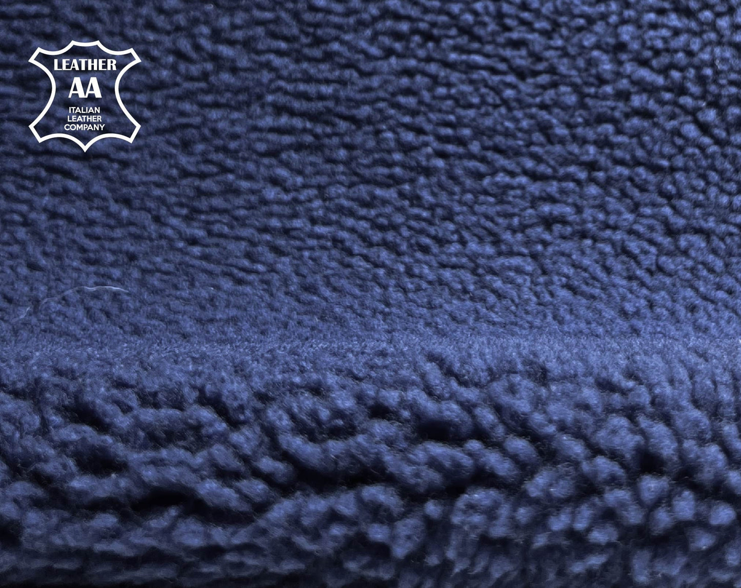 Soft Short Fur Shearling Thin Italian Lambskin Hides 1.4mm/3.5oz BLUE SHEARLING 1408