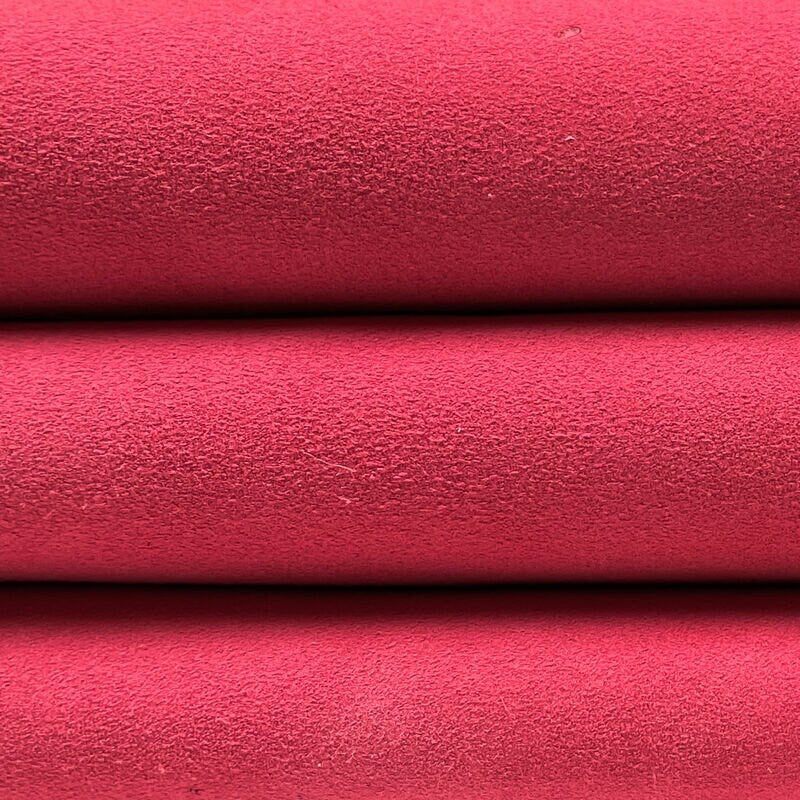 Warm Classic Pink Suede Lambskin 0.9mm/2.25oz / RASPBERRY WINE 1224