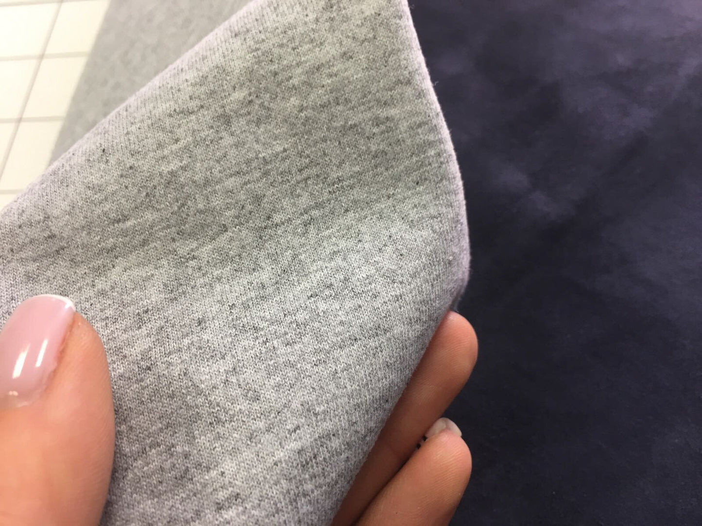 Blue Suede Stretch Lambskin Leather 0.8mm//2oz DEEP WELL 676