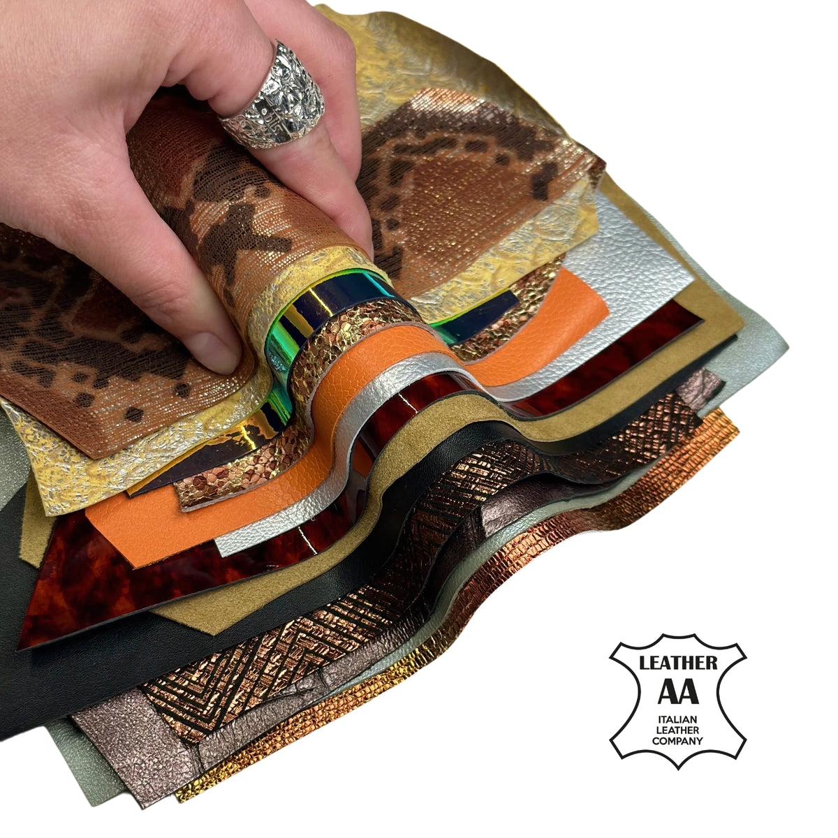 Autumn Limited Lambskin Leather Scraps 0.7–1.2 mm (1.7–2.9 oz)