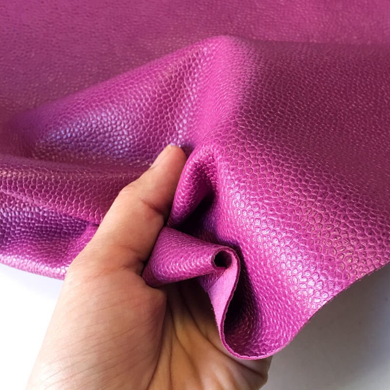 Purple Lambskin With Pebbled Print 0.8mm/2oz / PURPLE WINE 823