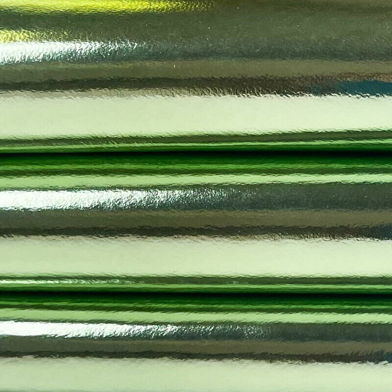 Light Green Metallic Lambskin 0.8mm/2oz / GREENWAY 1180