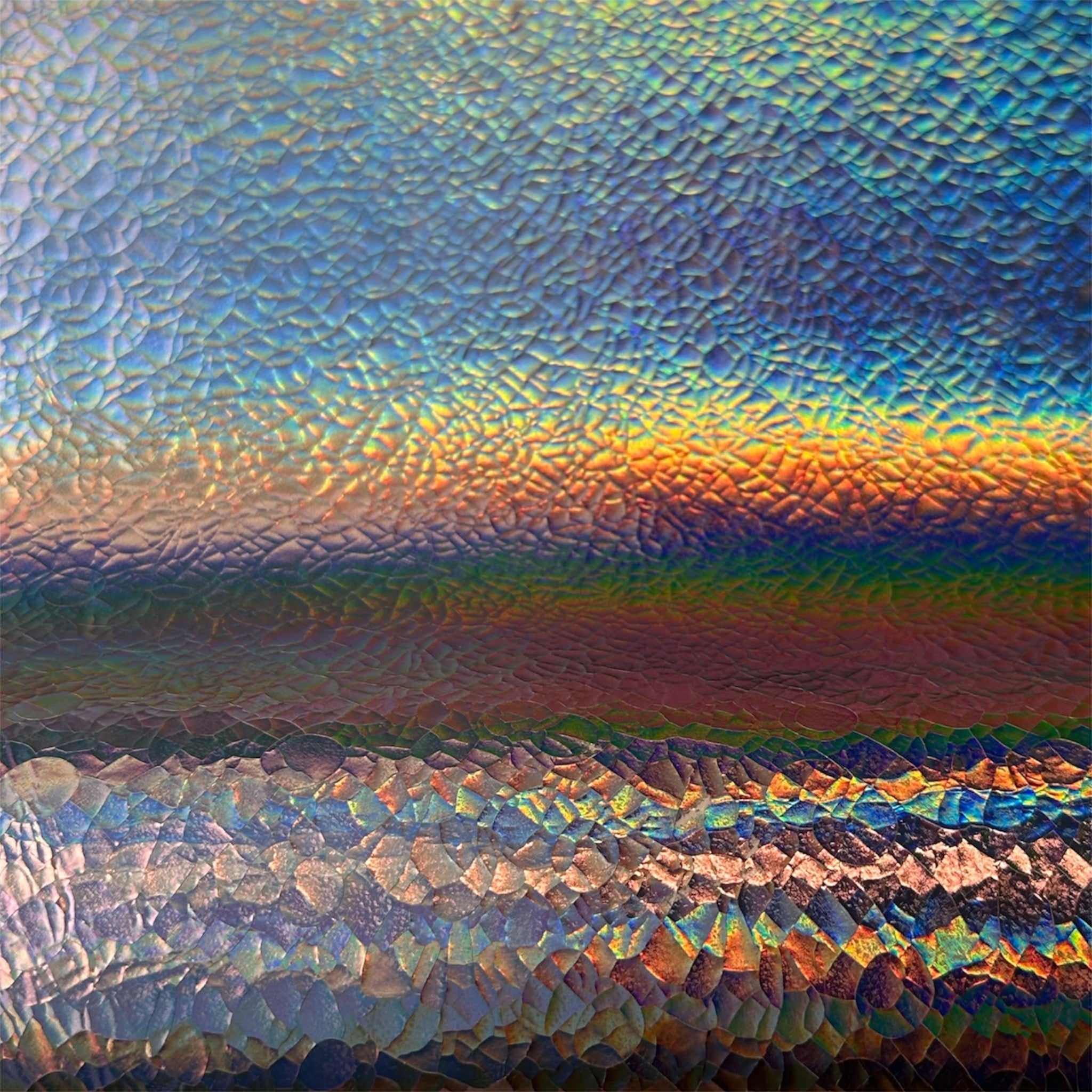 Metallic Holographic Lambskin 0.9mm/2.25oz CRACKED HOLO 1548