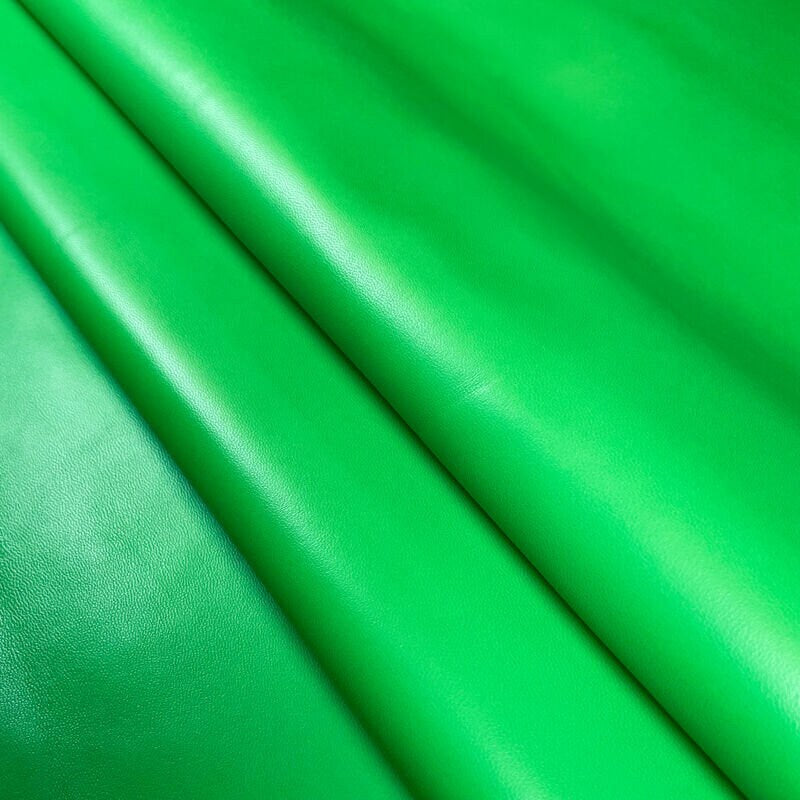 Bright Green Lambskin Leather 0.8mm/2oz / POISON GREEN 1248