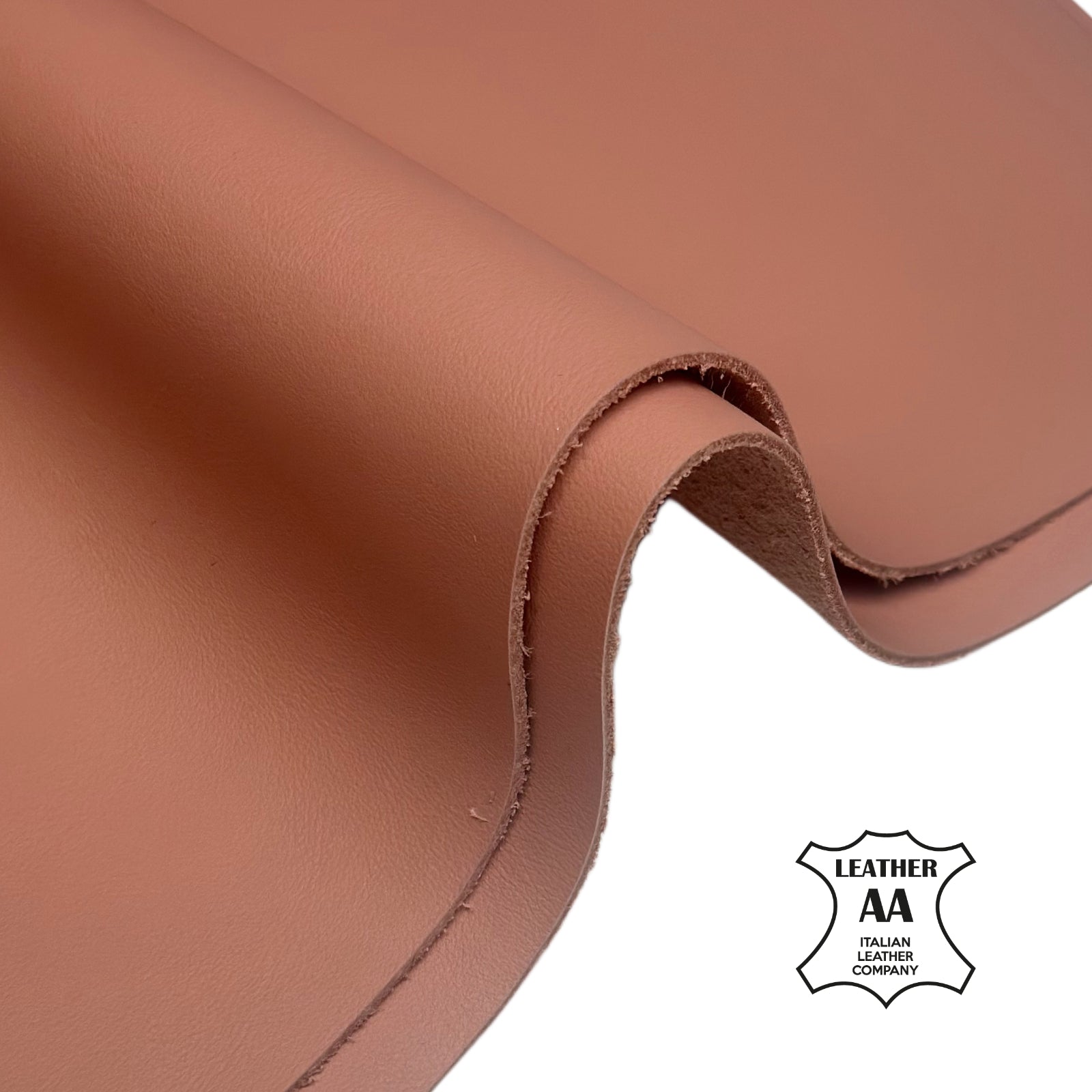 Dusty Rose Cow Leather Sheets Real Leather Pieces 1.3 mm (3-3.5 oz)
