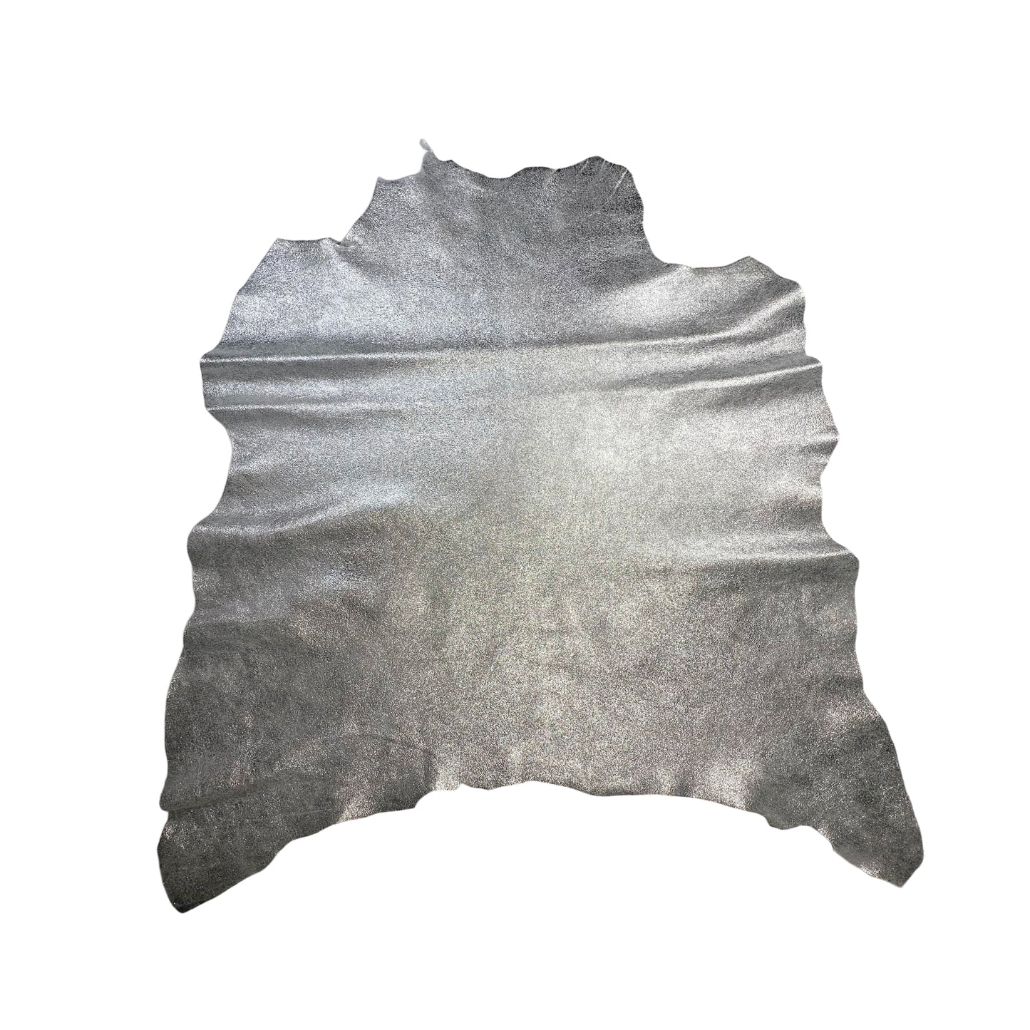 Sparkly Metallic Lambskin Leather SILVER SHIMMER 1626