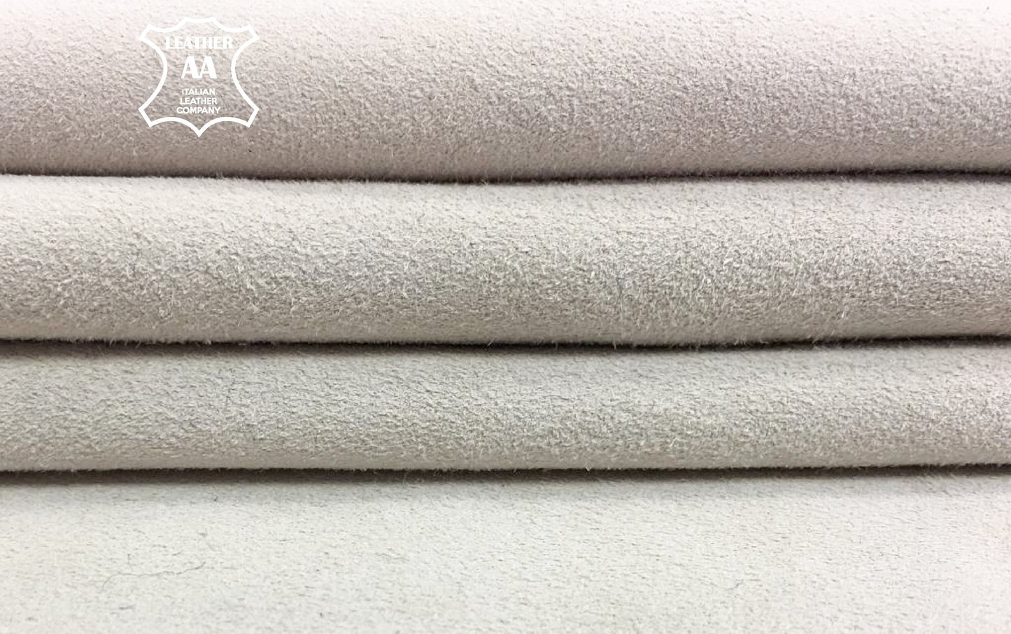 White Suede Linen White Thin Velour 0.5mm/1.25oz / BIRCH 607