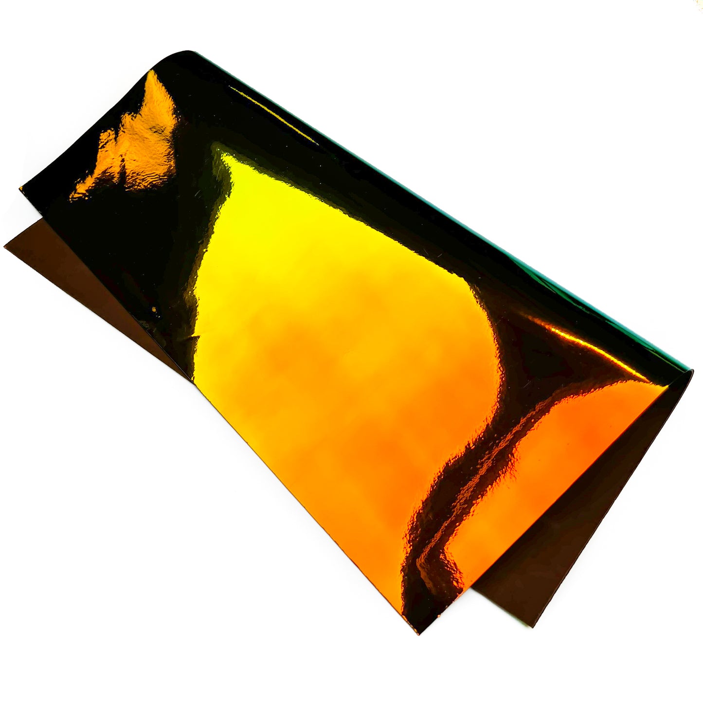 Holographic Shiny Lambskin Sheets BROWN HOLO 1465 0.8mm/2oz