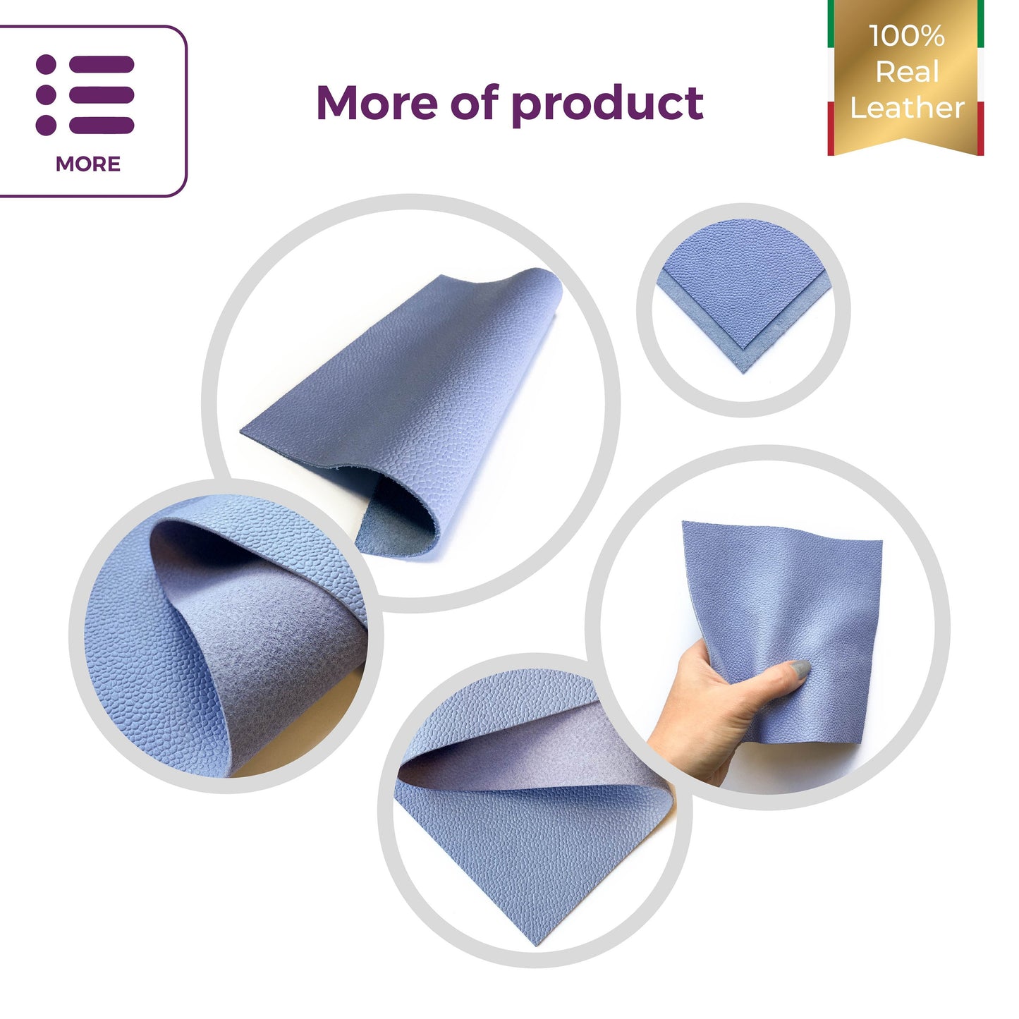 Lavender Lambskin Sheets With Print 2oz/.8mm / LAVENDER 814