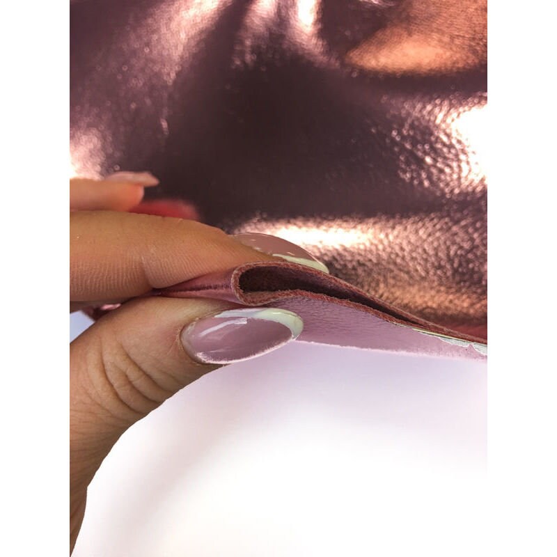 Pink Metallic Lambskin Leather 0.9mm/2.25oz / ROSE QUARTZ 583