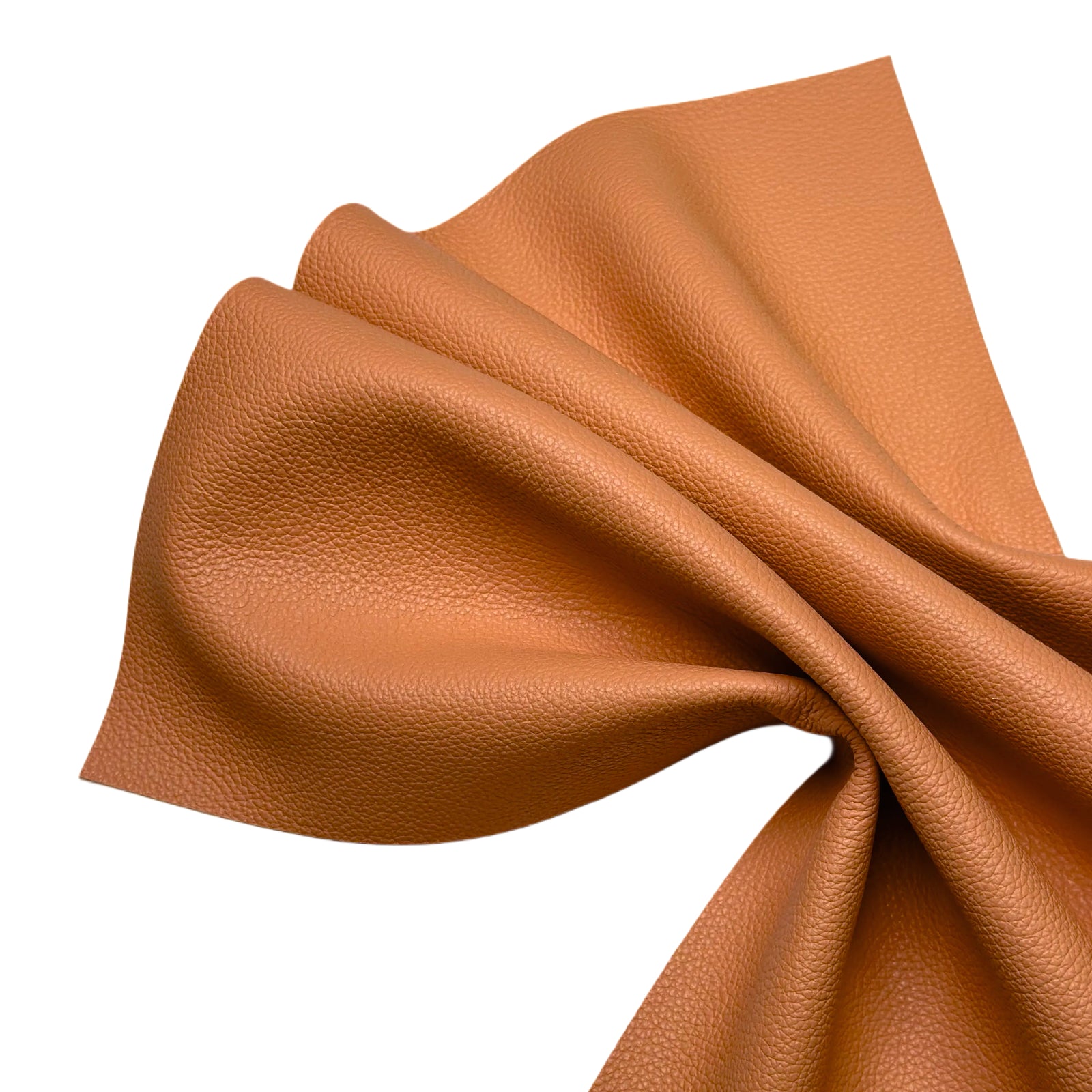 Pebbled Calfskin Leather Sheets 1.2-1.3 mm Thick Pieces 1010 PEACHY