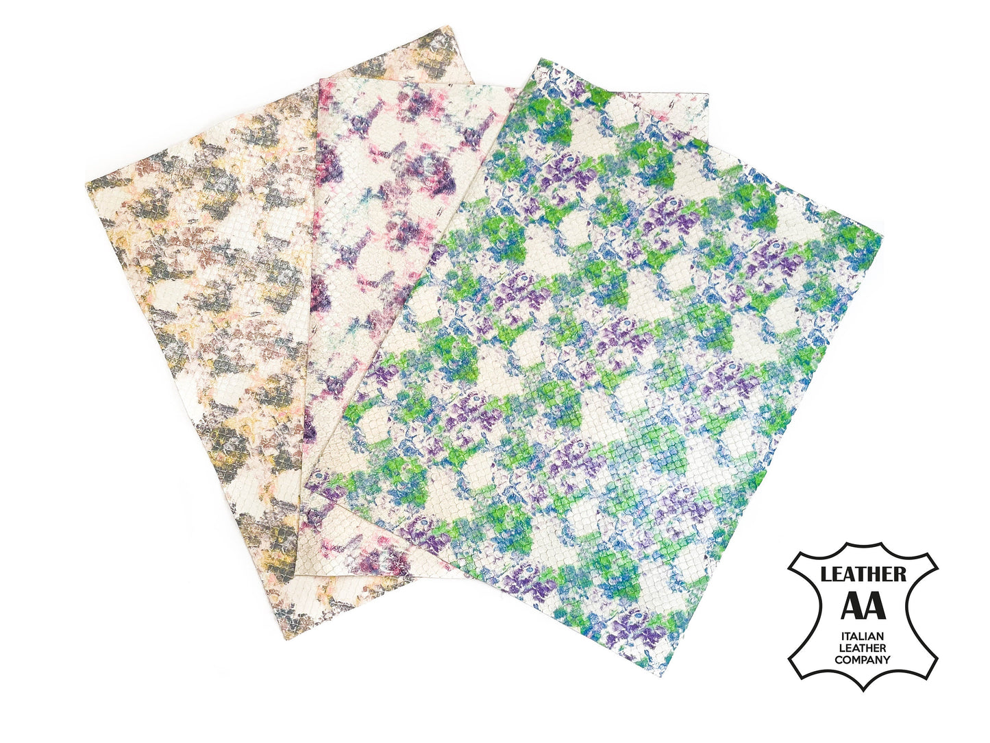 Scales and Tails Leather Sheets 8x10in Lambskin Leather Pieces 2oz/0.8mm