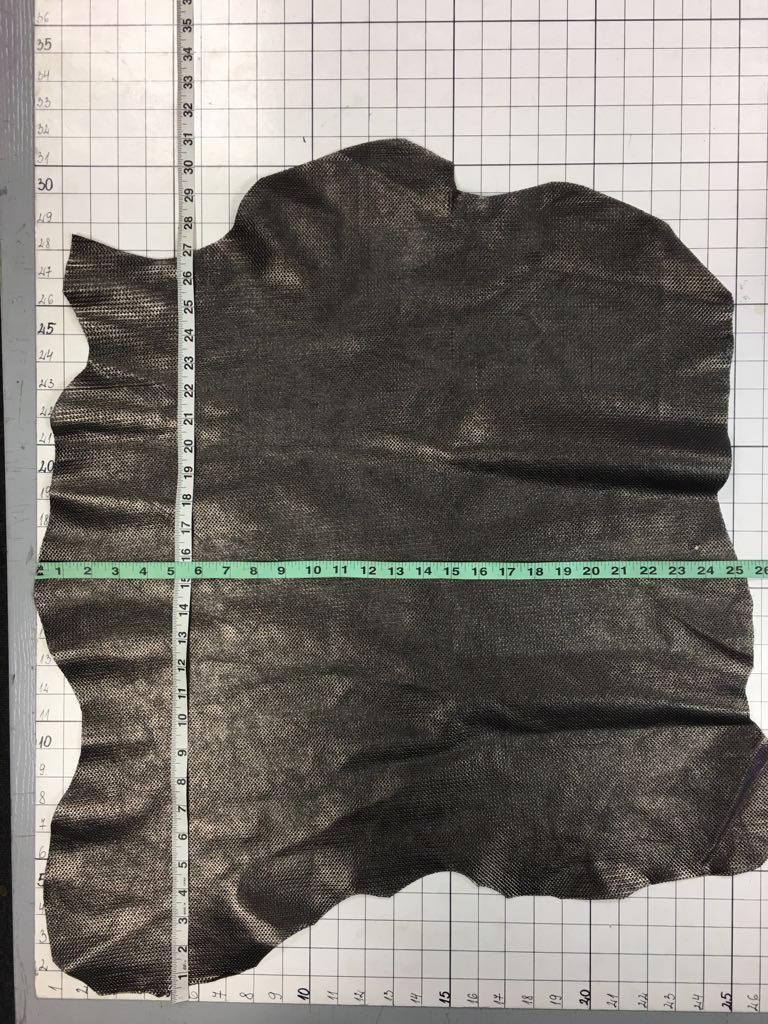 Bronze Metallic Perforated Lambskin 0.9mm/2.25oz / DARK BRONZE 545
