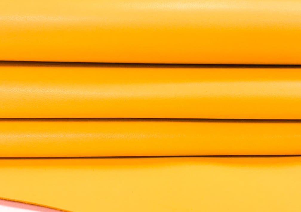 Yellow Lambskin Leather 0.8mm/2oz / PRIMROSE YELLOW 758