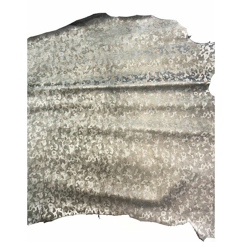 Reflective Camouflage Lambskin Hides 0.7-0.8mm/1.75-2oz / COLORFUL CAMOUFLAGE 1268