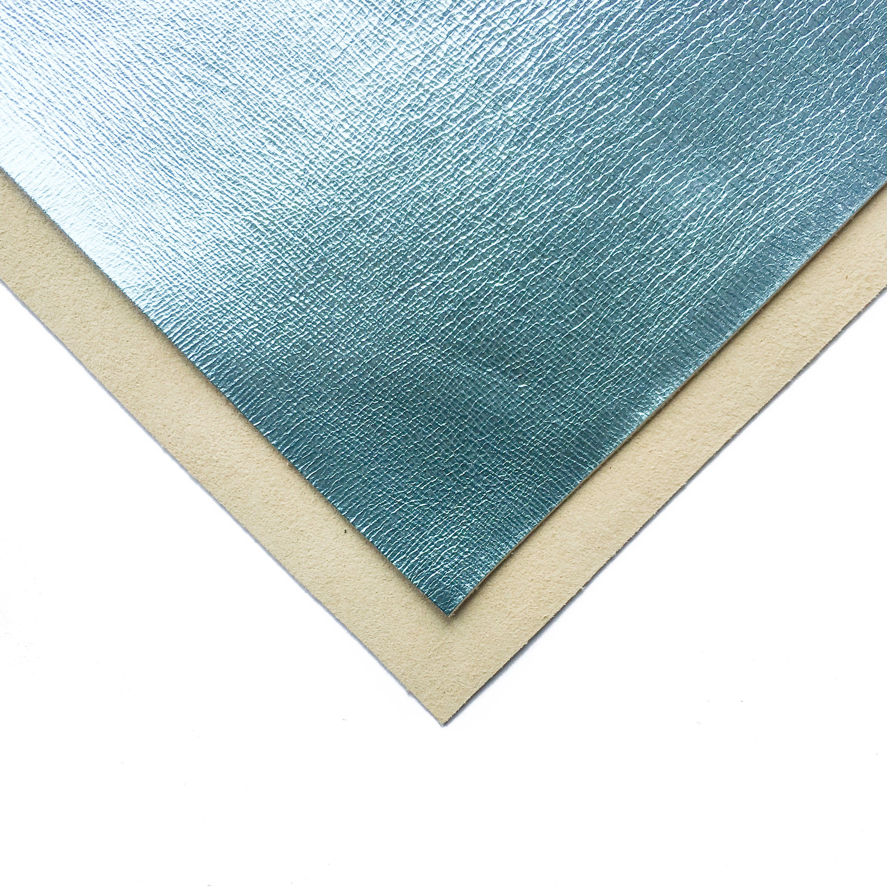 Blue Metallic Lambskin Sheets 2oz/0.9mm  BLUE TOPAZ 685