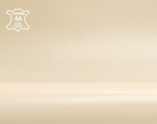 Milky White Lambskin Leather 0.8mm/2oz / SWEET CORN 756