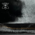 Deep Black Pony Leather Fur Hides 1.-1.1mm/2.25 - 2.75oz BLACK PONY 1515