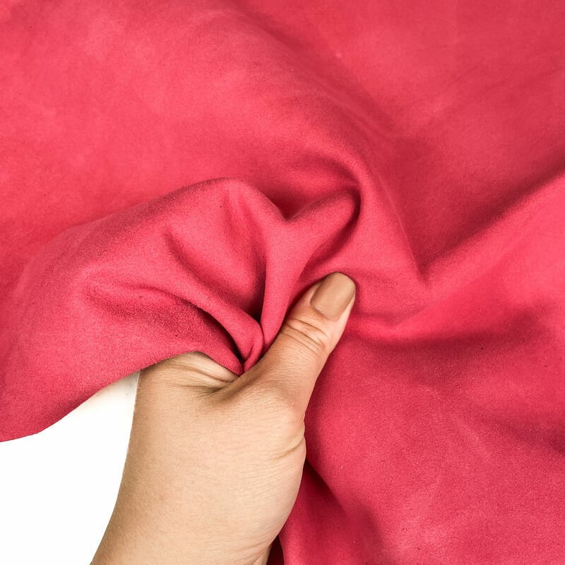 Warm Classic Pink Suede Lambskin 0.9mm/2.25oz / RASPBERRY WINE 1224