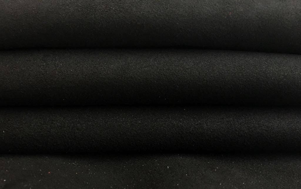 Black Soft Suede Lambskin 0.8mm/2oz / COAL BLACK 98