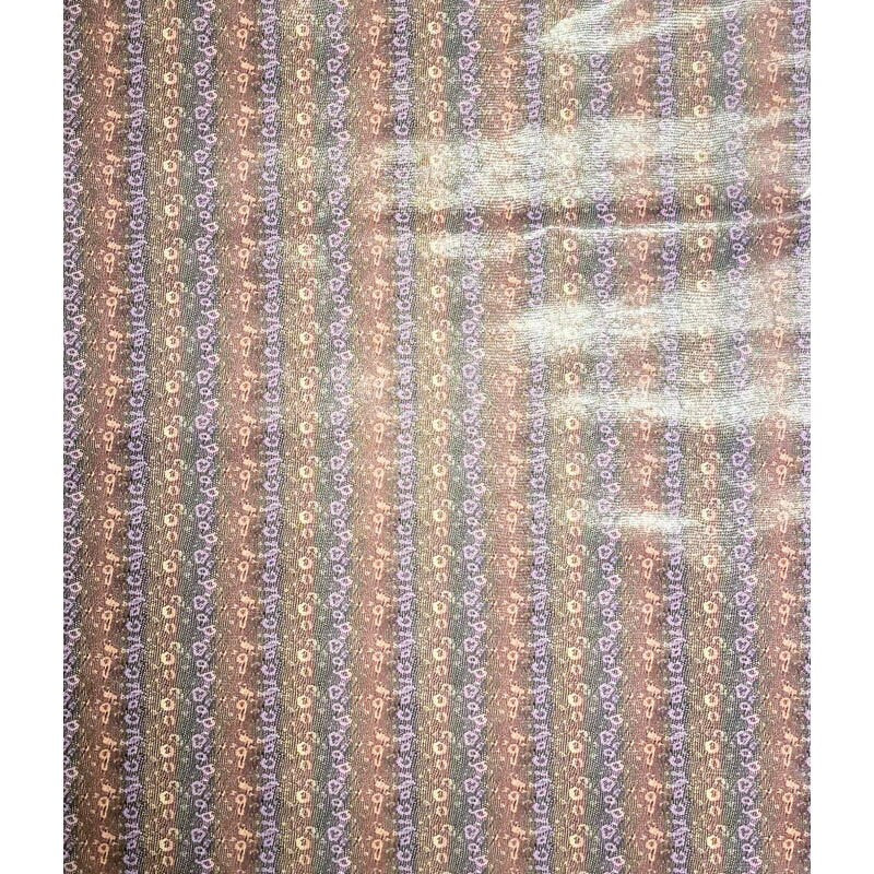 Purple Lambskin Hides 0.7-1.0mm/1.75-2.5oz / LAVENDER PRINT MIX 1364