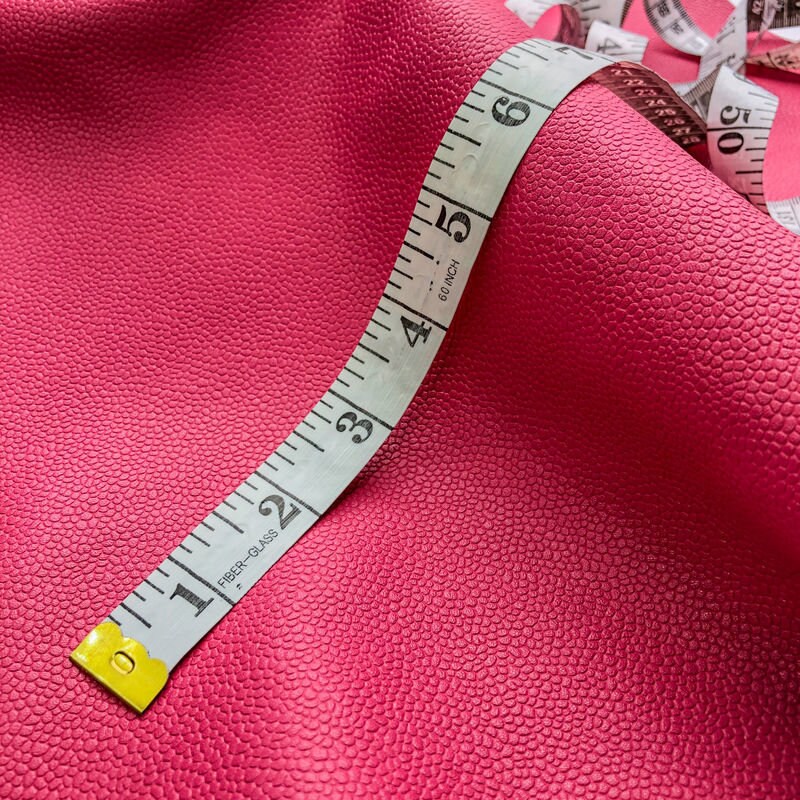 Pink Raspberry Pebbled Lambskin 1.2mm/3oz / PINK SORBET 906