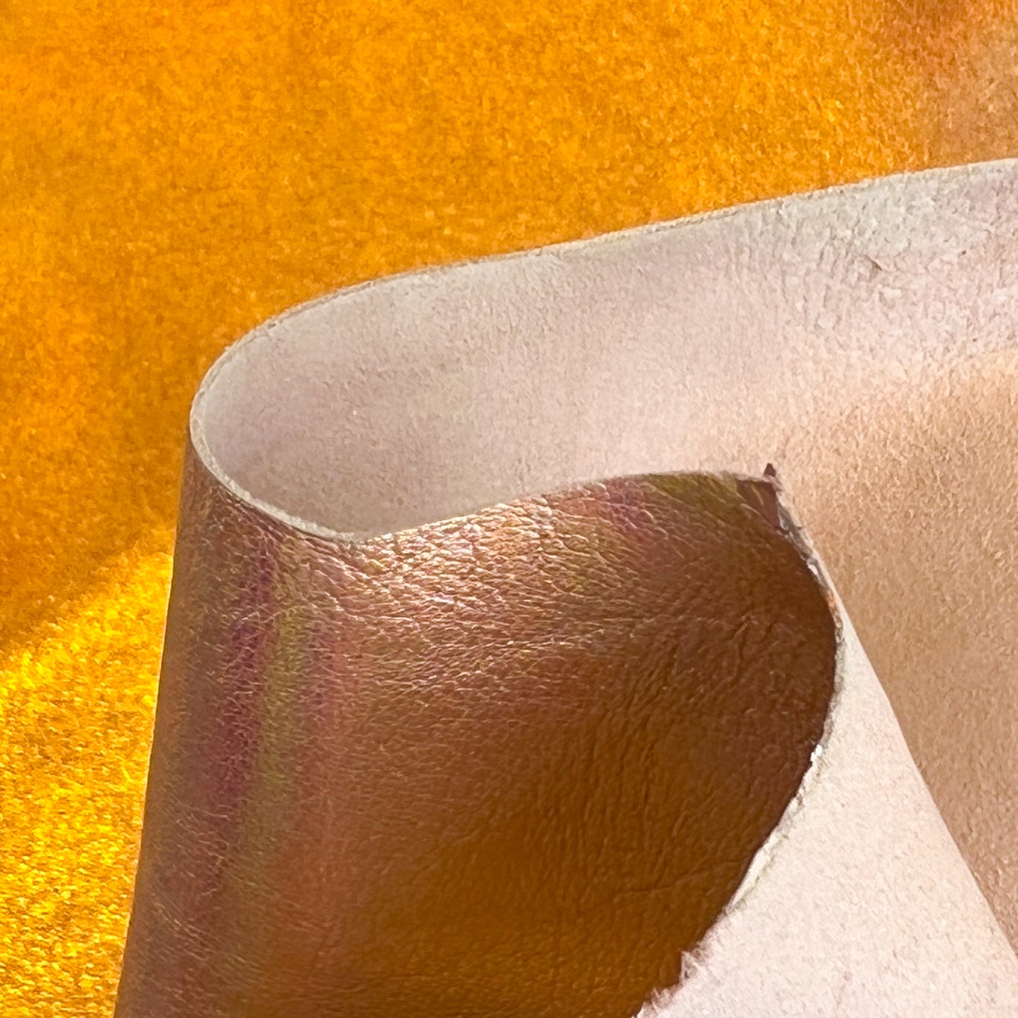 Metallic Rose Gold Lambskin 0.7mm/1.75oz / 1442