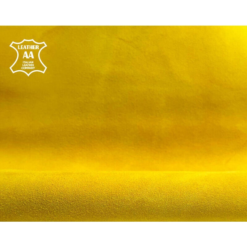 Bright Yellow Suede Lambskin 0.9mm/2.25oz / LEMON CURRY 1171