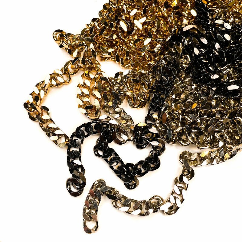 39 inches / ONE Meter Classic Chain 1.3cm / 1/2 inches