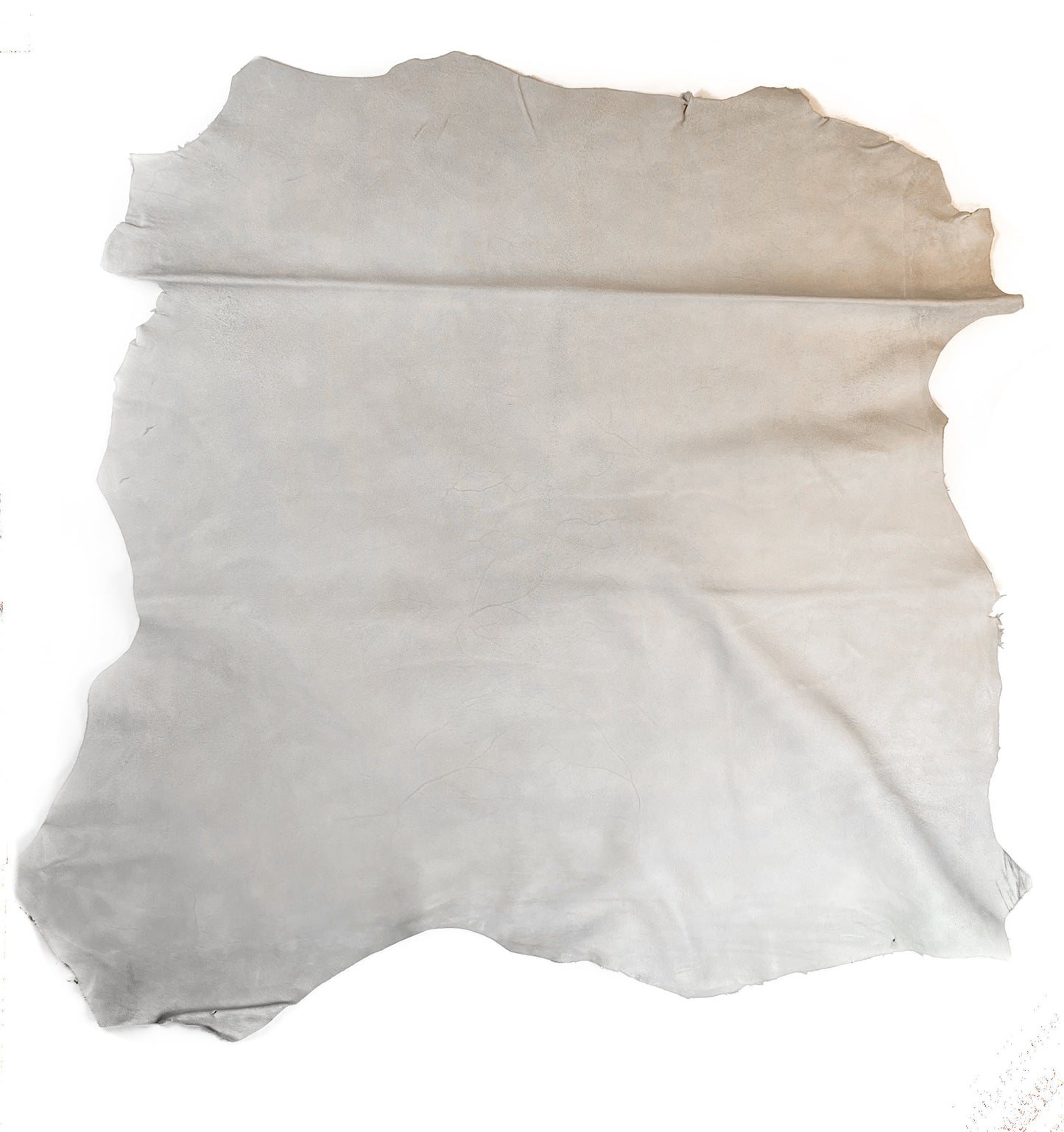 Light Gray Suede Lambskin Thick Soft 1.0 mm/ 2.5 oz / MICRO CHIP 222