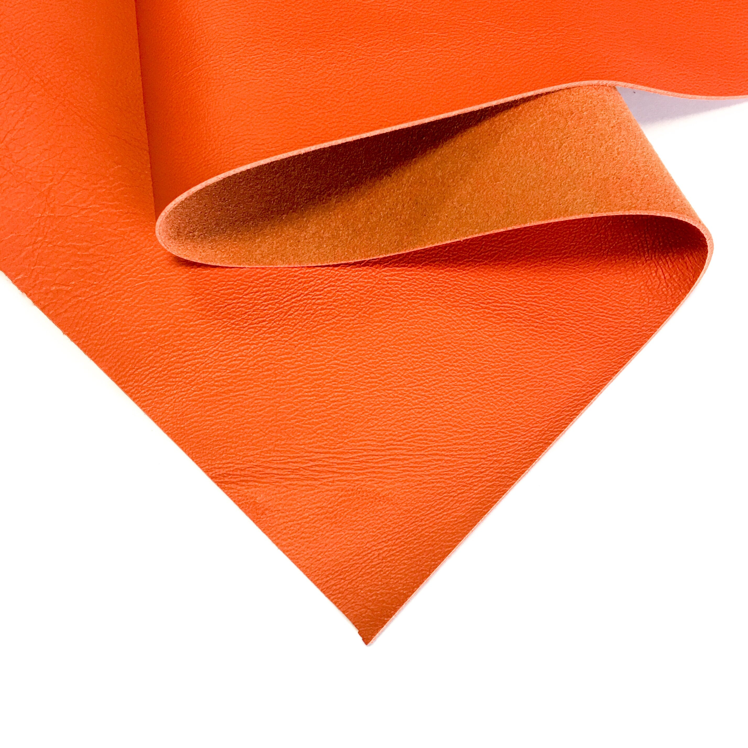 Bright Orange Lambskin Sheets 1mm/2.5oz ORANGEADE 503
