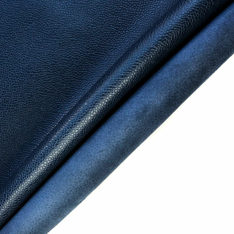 Dark Blue Pebbled Lambskin Leather 1.0mm/2.5oz / MOONLIT OCEAN 928