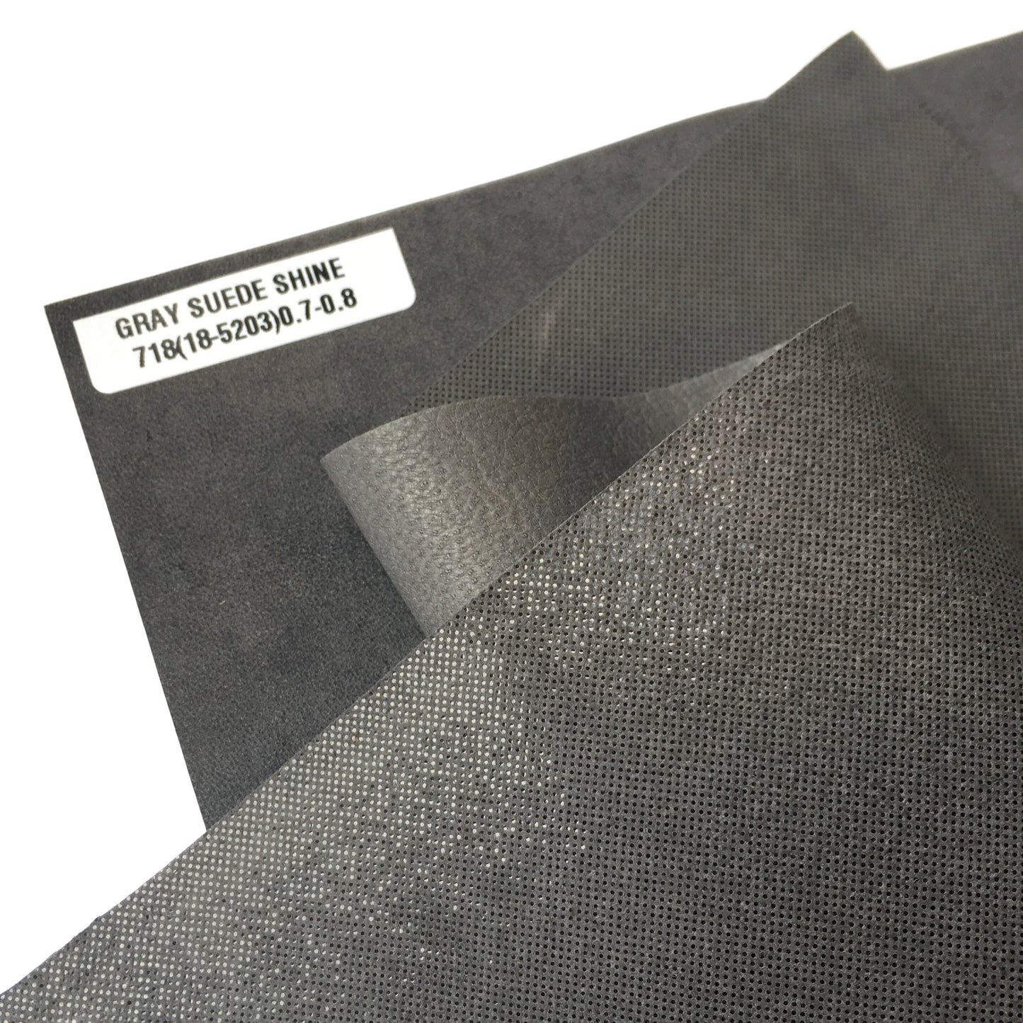Gray Suede Lambskin Sheets 2oz/0.8mm / GRAY SUEDE SHINE 718