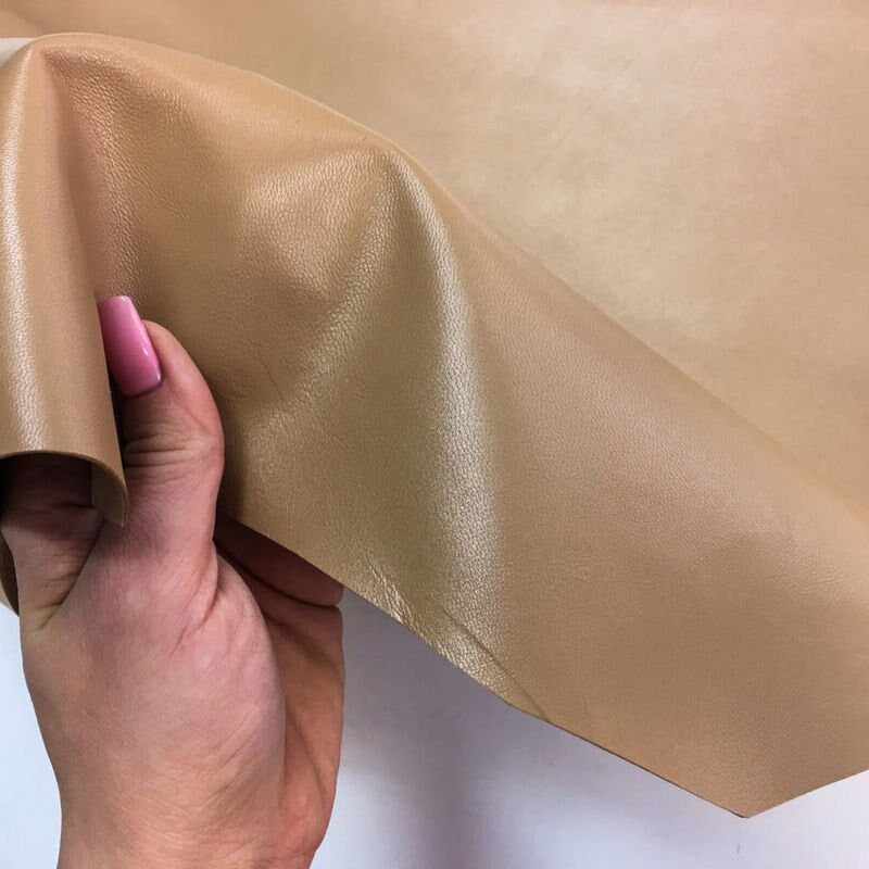 Brown Lambskin Leather 0.8mm/2oz / INDIAN TAN 322