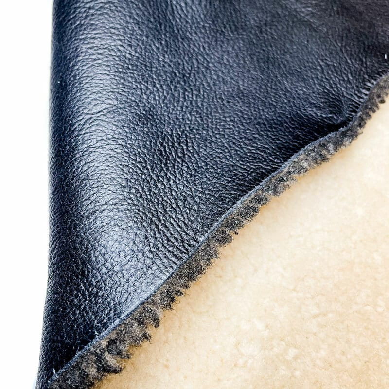 Italian Lambskin Shearling Hides Warm Double Sided Shearling CREAM SHEARLING 1062 1.4mm / 3.5oz