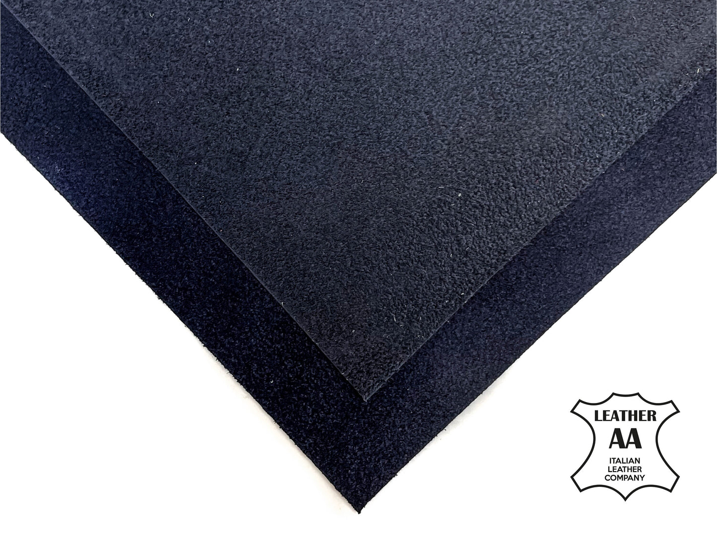 Dark Blue Suede Lambskin Sheets 0.9mm/2.25oz / BLUEBERRY 1032
