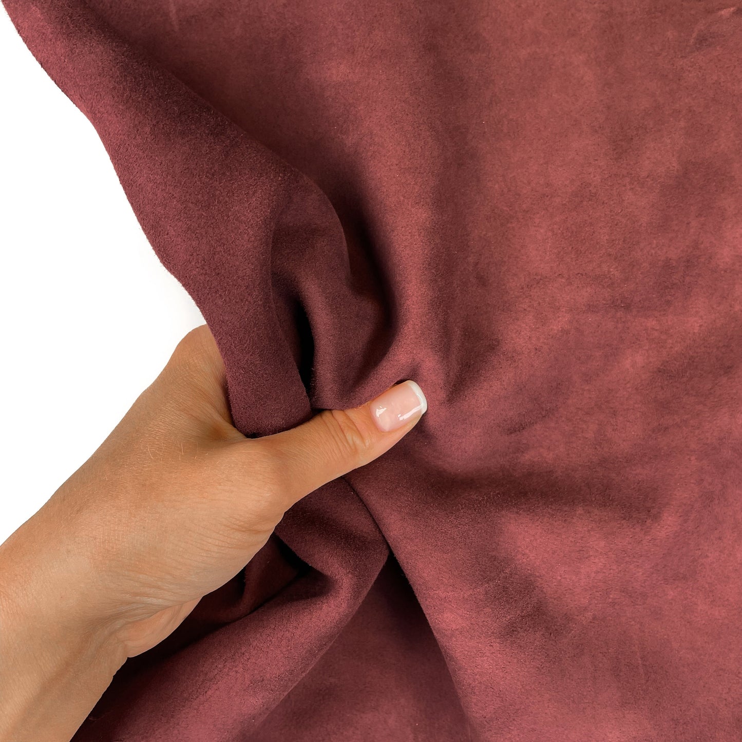 Burgundy Suede Lambskin 1.0mm/2.5oz / GRAPE WINE 423