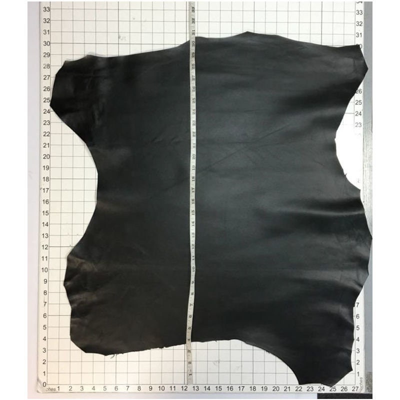 Black Lambskin Leather 2.5oz/1.0mm / ONYX BLACK 827