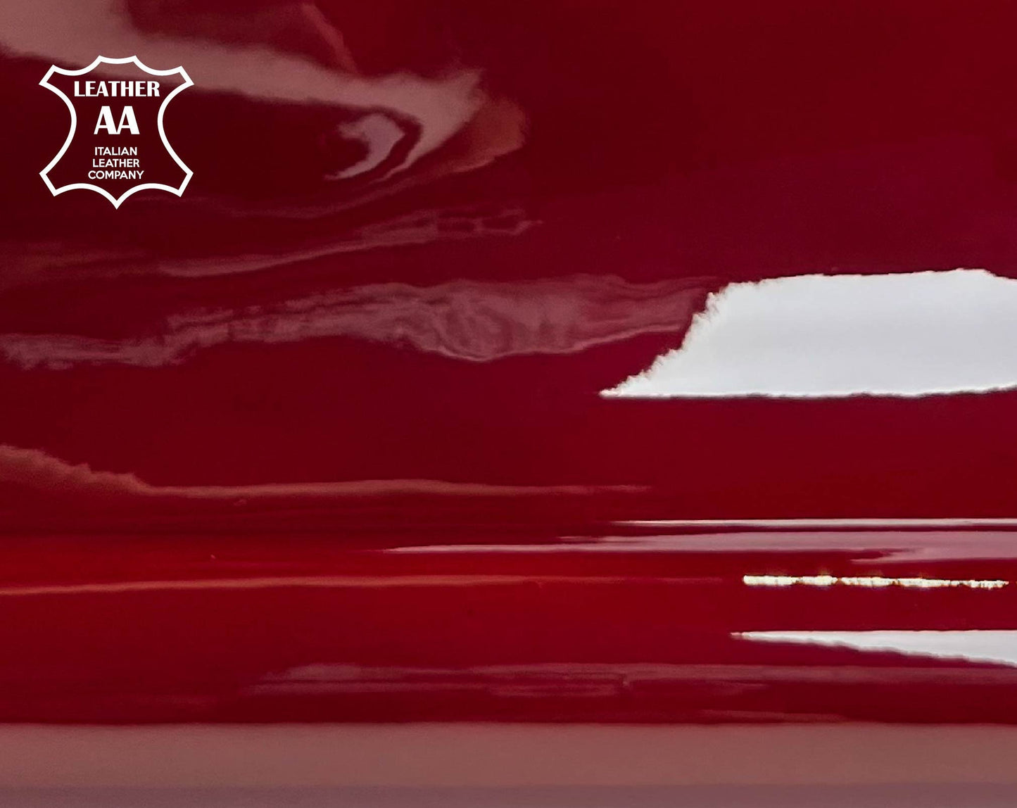 Dark Red Patent Lambskin Thin 0.6mm/1.5oz / RHUBARB PATENT 1403