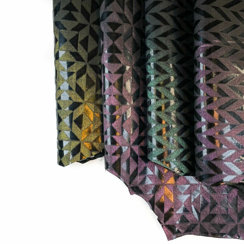 Glossy Figure Print Rhombus or Herringbones 0.9mm/2.25oz / NIGHTSKY FIGURES 1273