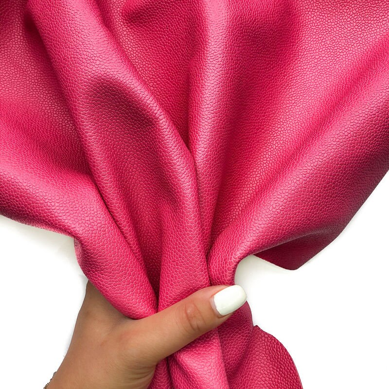 Pink Raspberry Pebbled Lambskin 1.2mm/3oz / PINK SORBET 906