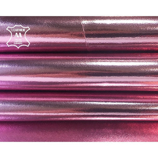 Pink Metallic Lambskin Leather 0.9mm/2.25oz / ROSE QUARTZ 583