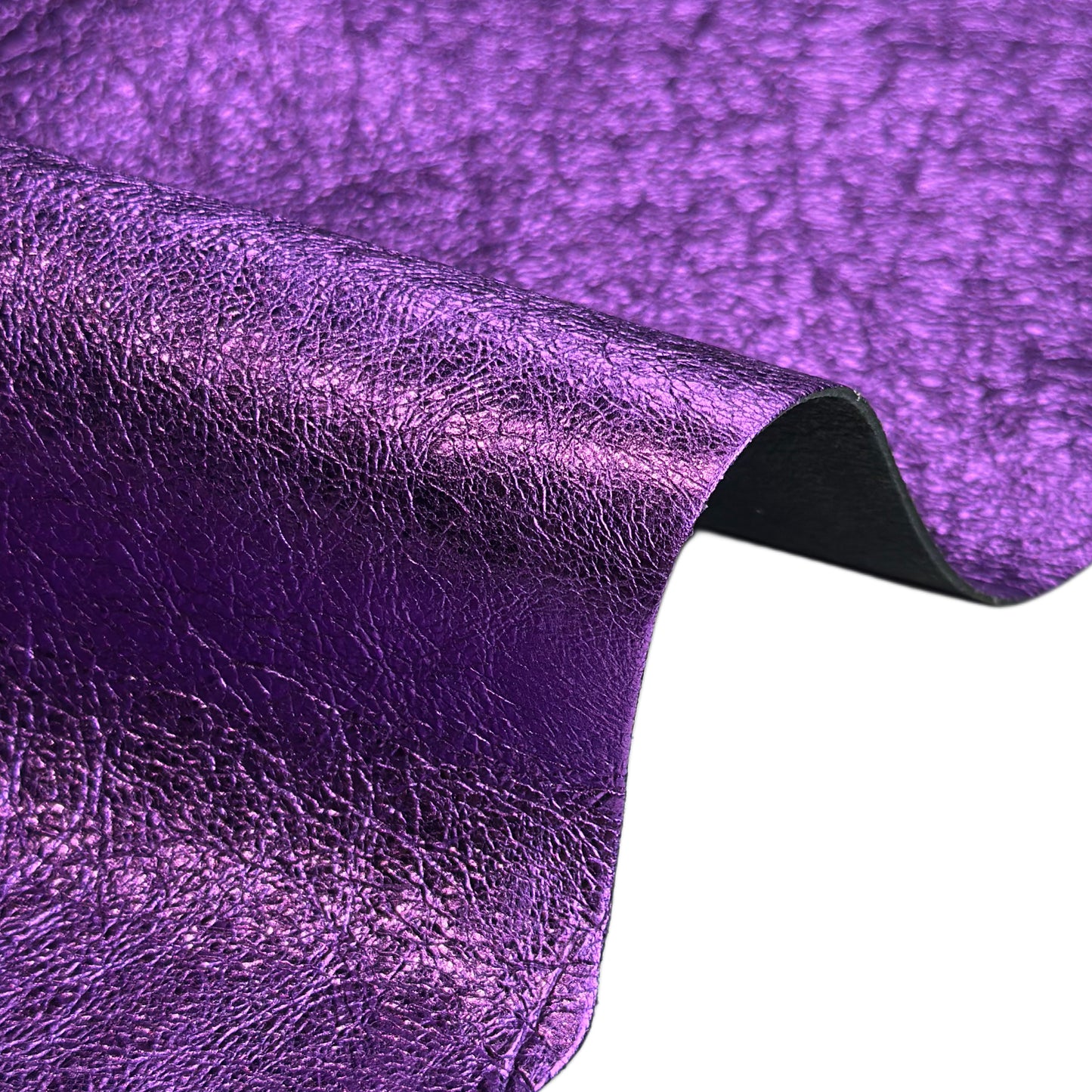 Metallic Violet Crunchy Lambskin Leather 1mm// 2.5oz CRUNCHY 1669