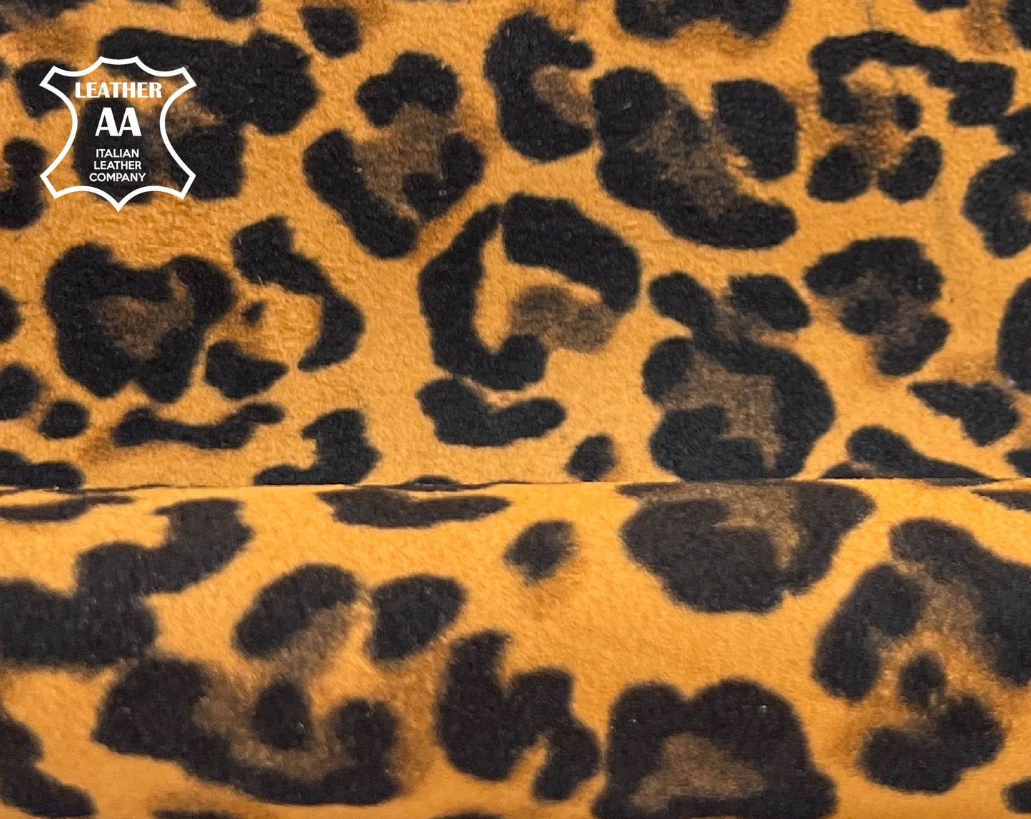 Leopard Print Lambskin Suede 1.0mm/2.5oz LEOPARD TAN 985