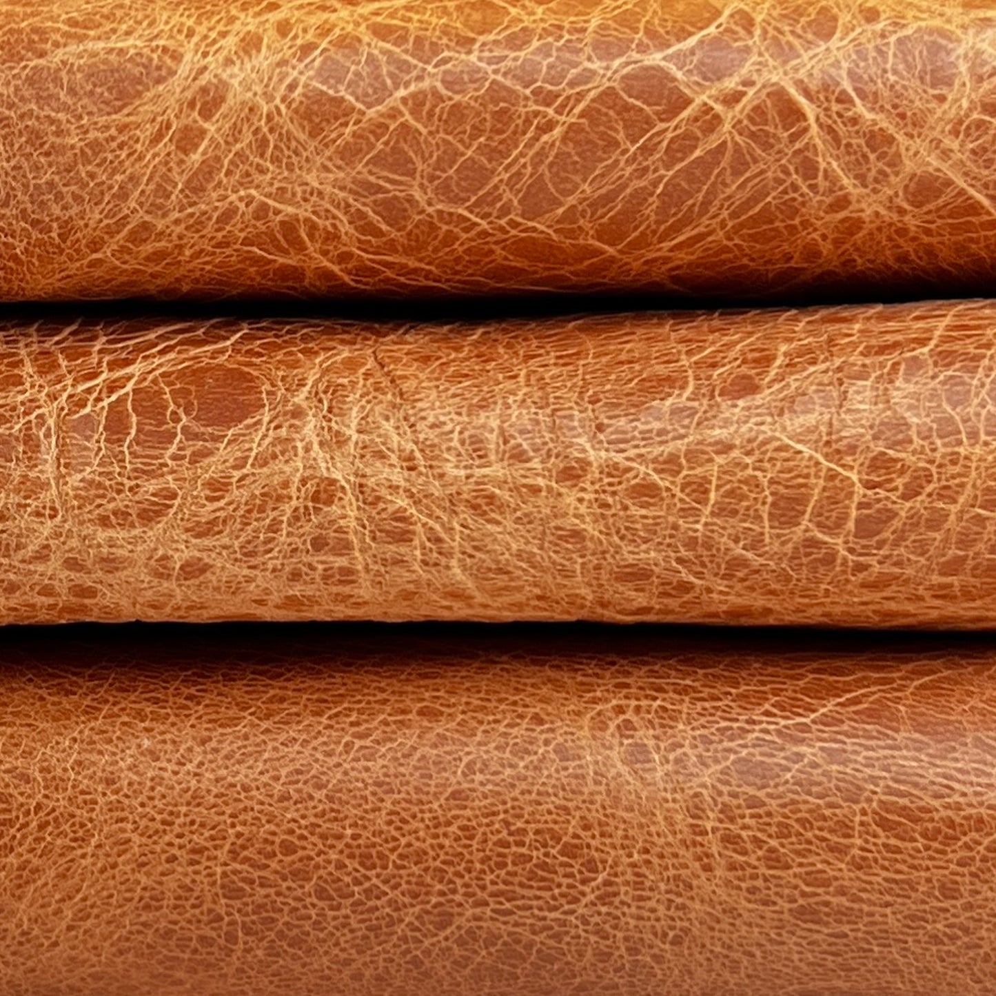 Light Brown Vintage Calf Veg Thick Leather With Texture 1.6-1.8mm Vintage VEG TAN 1454
