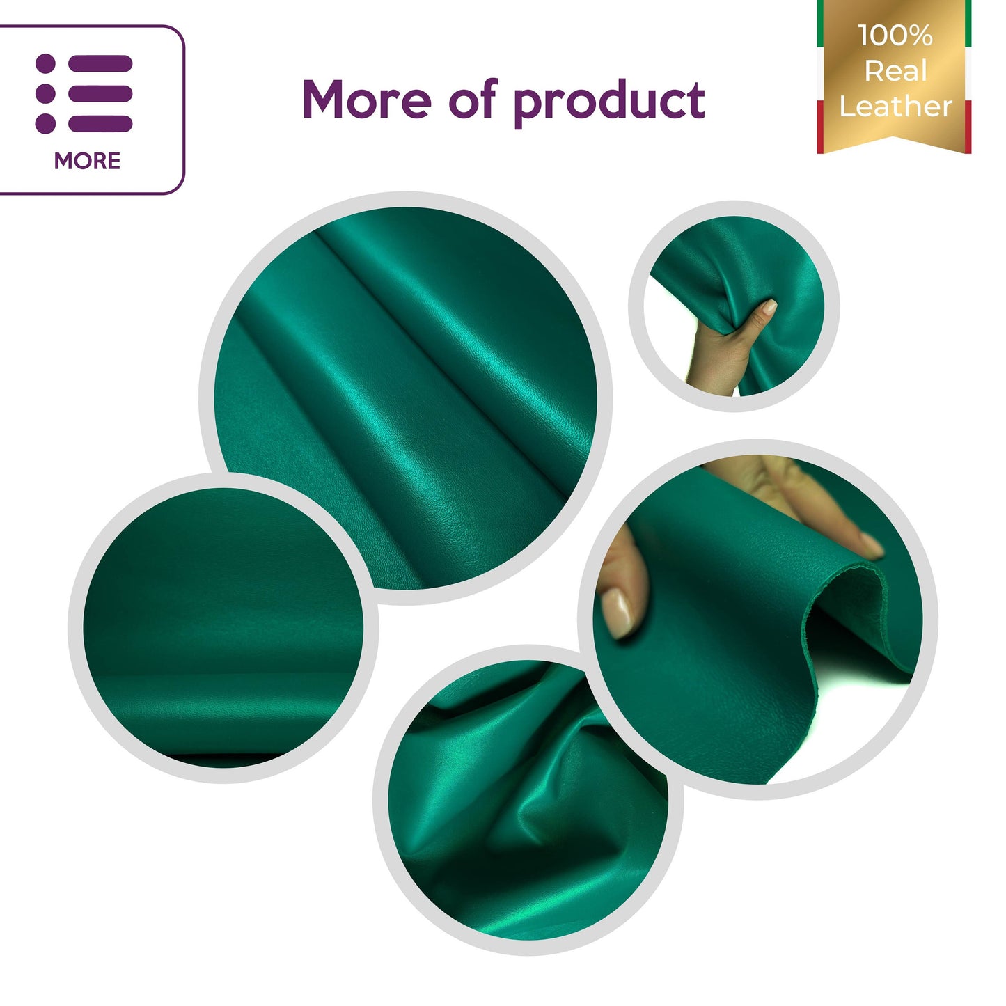 Green Lambskin Leather 0.8mm/2oz / QUETZAL GREENE 1055
