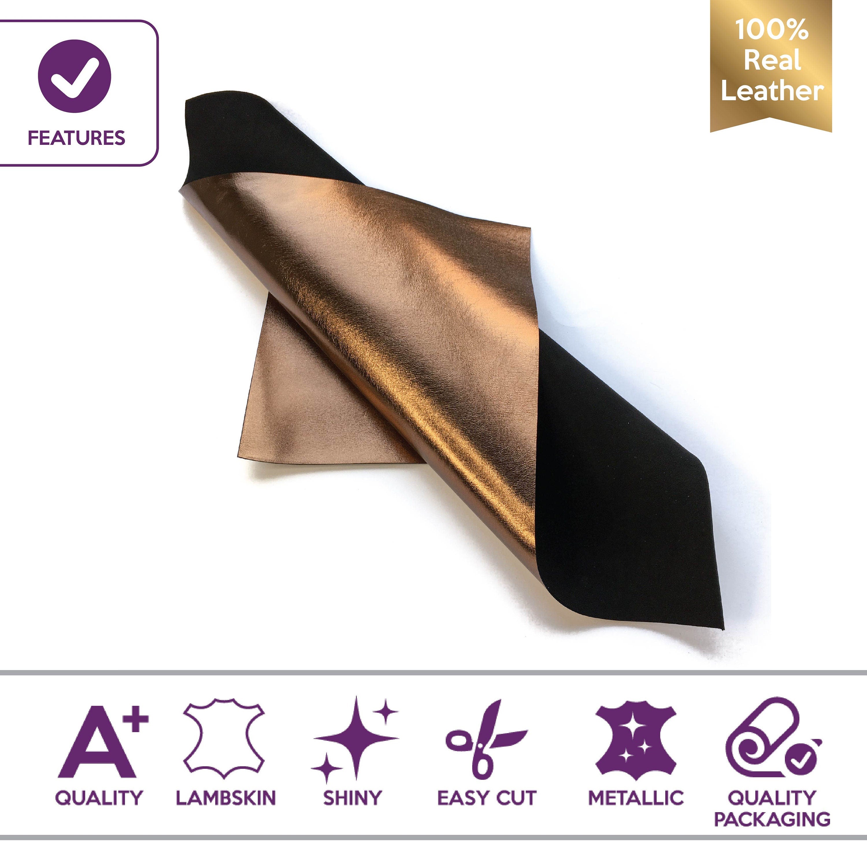 Bronze Leather Sheets 2.5oz/1.0mm / BRONZO METALLIC 568