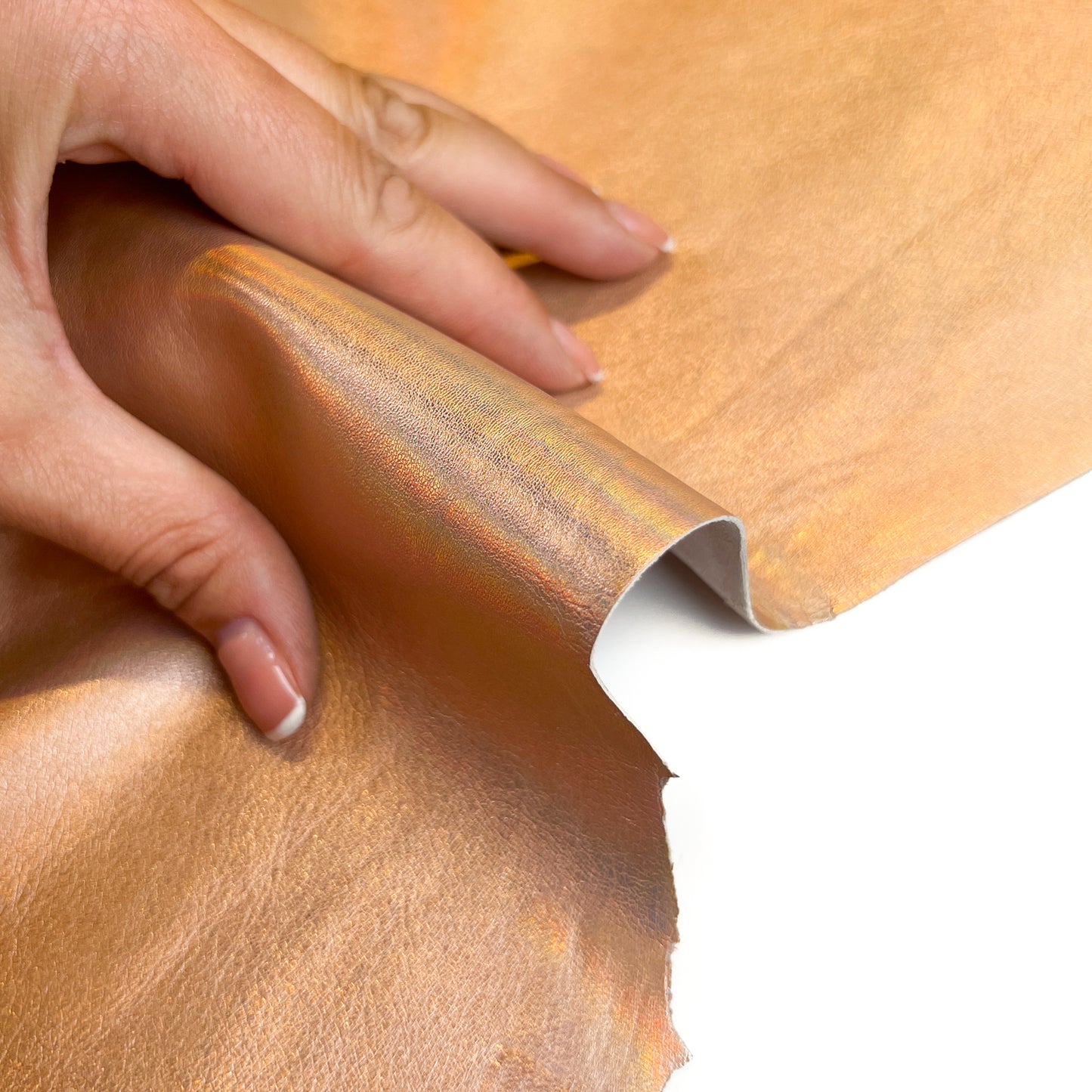 Metallic Rose Gold Lambskin 0.7mm/1.75oz / 1442
