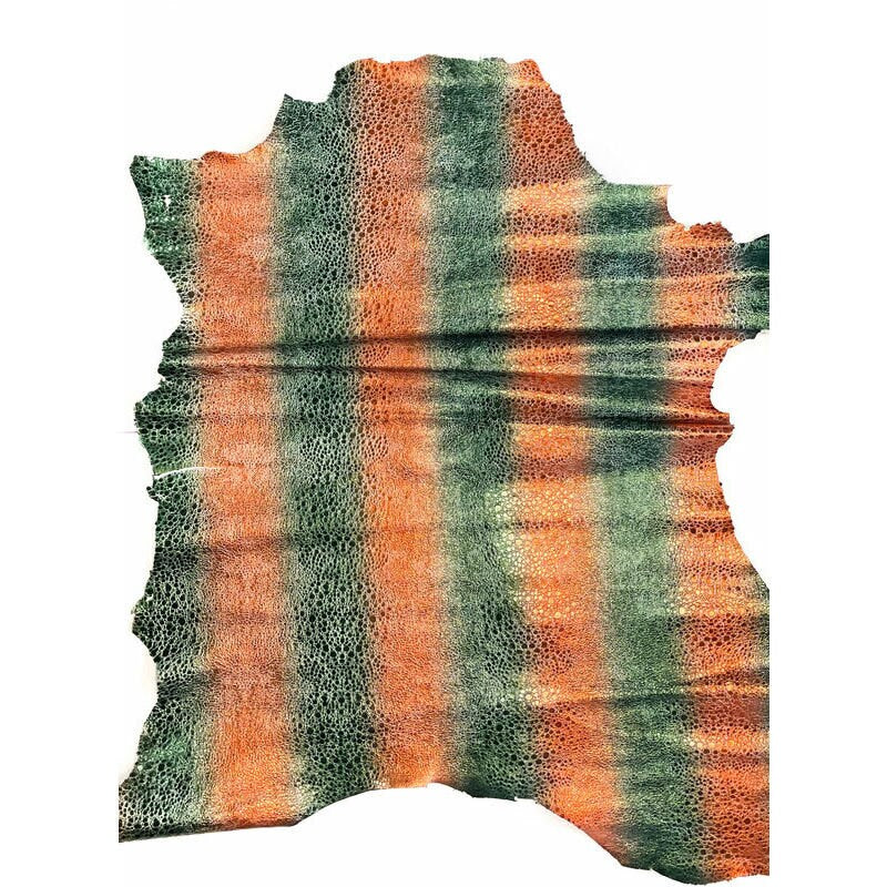 Wrinkled Chameleon Lambskin Leather 0.7-0.8mm/1.75-2 oz / CHAMELEON 1277
